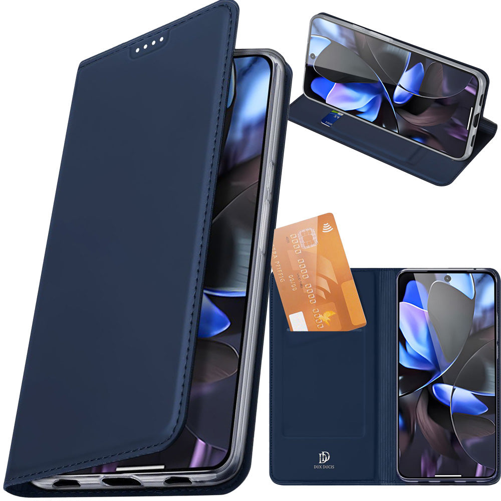 Handyhülle mit Klappe für Google Pixel 10 Pro XL, Dux Ducis Skin Pro, Dunkelblau