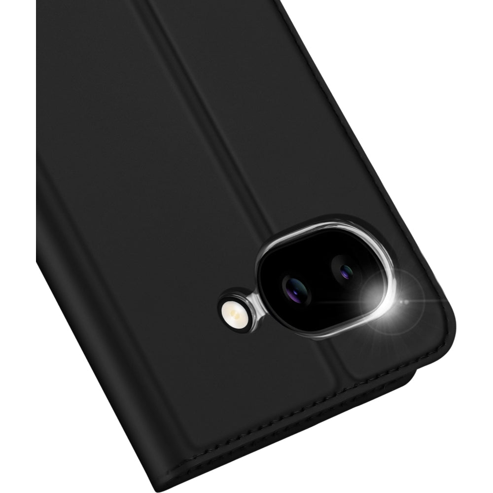 Handyhülle mit Klappe für Google Pixel 10a, Dux Ducis Skin Pro, Schwarz