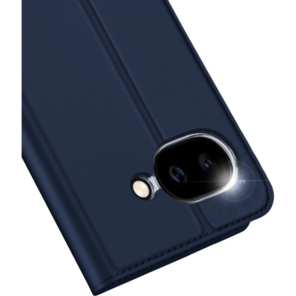 Handyhülle mit Klappe für Google Pixel 10a, Dux Ducis Skin Pro, Blau