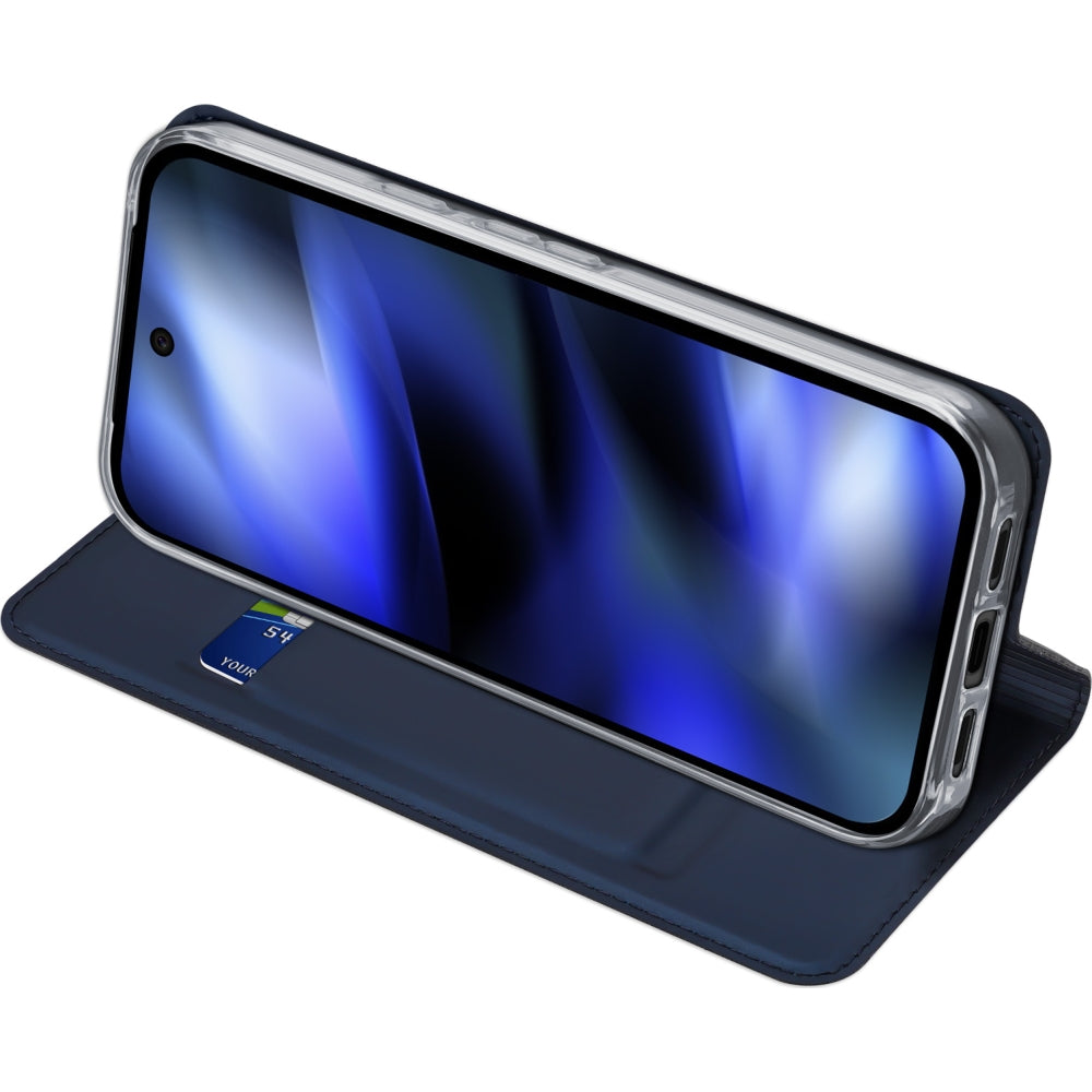 Handyhülle mit Klappe für Google Pixel 10a, Dux Ducis Skin Pro, Blau