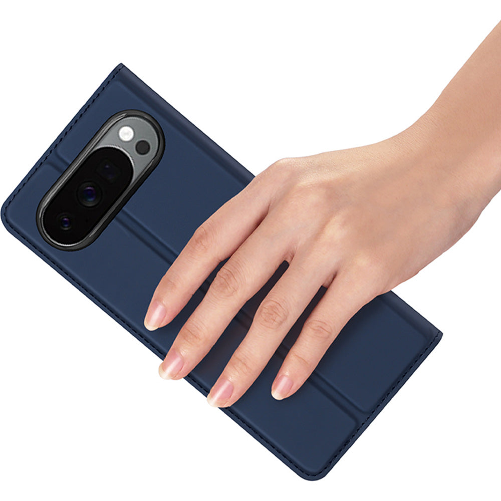 Handyhülle mit Klappe für Google Pixel 11 Pro, Dux Ducis Skin Pro, Dunkelblau