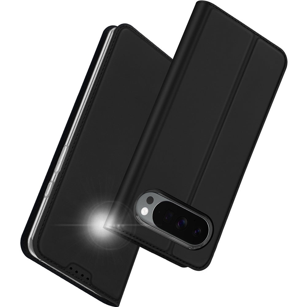 Handyhülle mit Klappe für Google Pixel 11 Pro XL, Dux Ducis Skin Pro, Schwarz