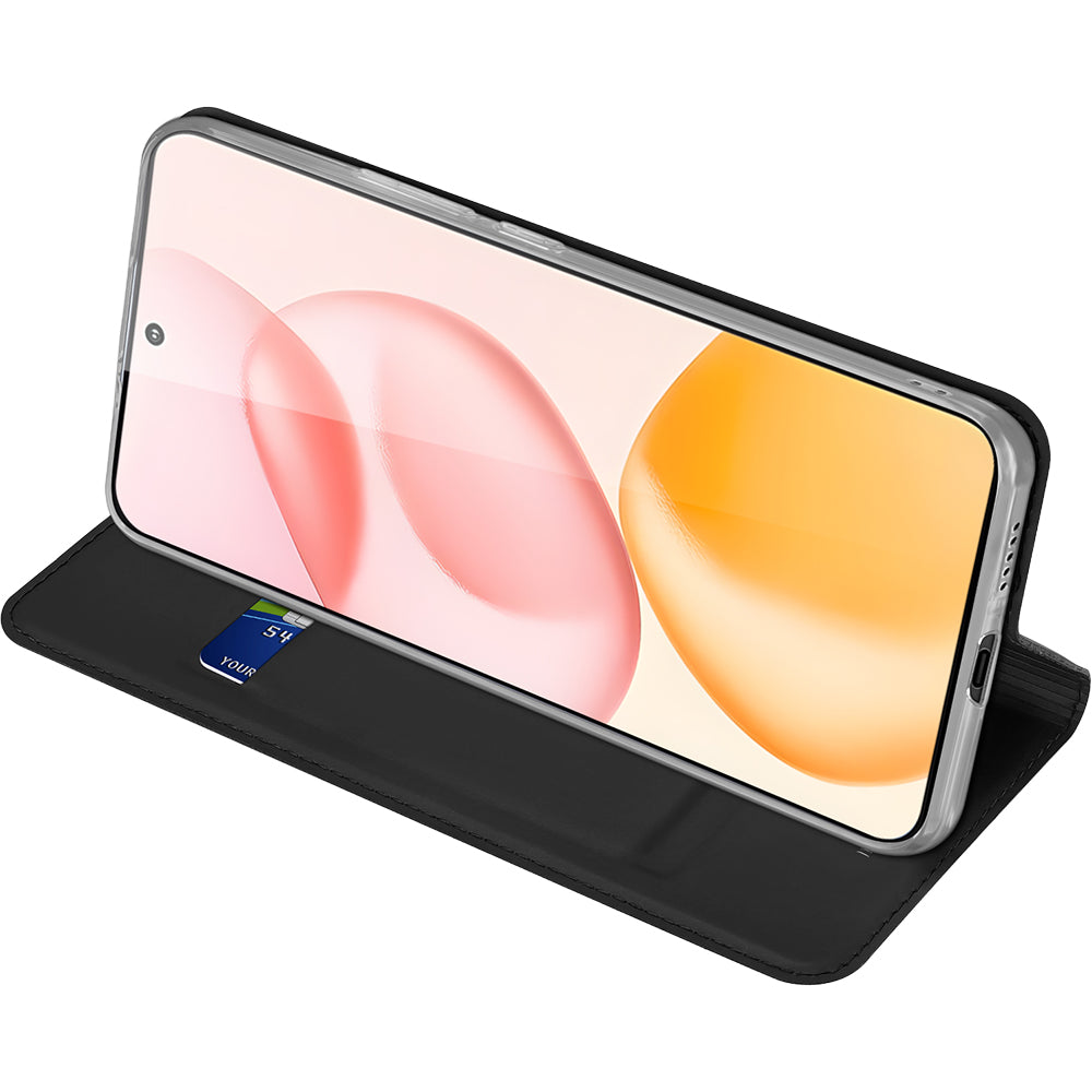 Handyhülle mit Klappe für Honor 400, Dux Ducis Skin Pro, Schwarz