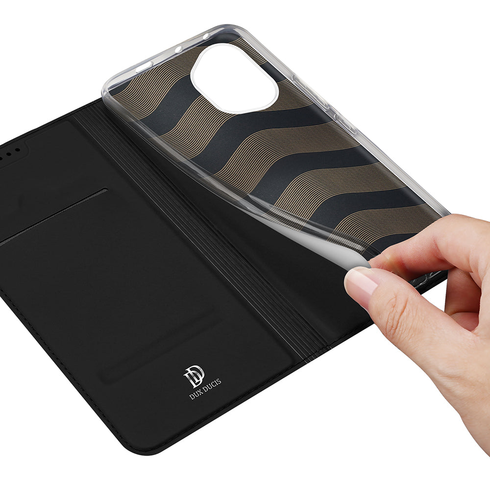 Handyhülle mit Klappe für Honor 400, Dux Ducis Skin Pro, Schwarz
