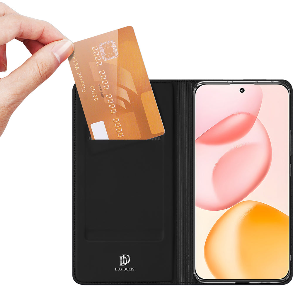Handyhülle mit Klappe für Honor 400, Dux Ducis Skin Pro, Schwarz