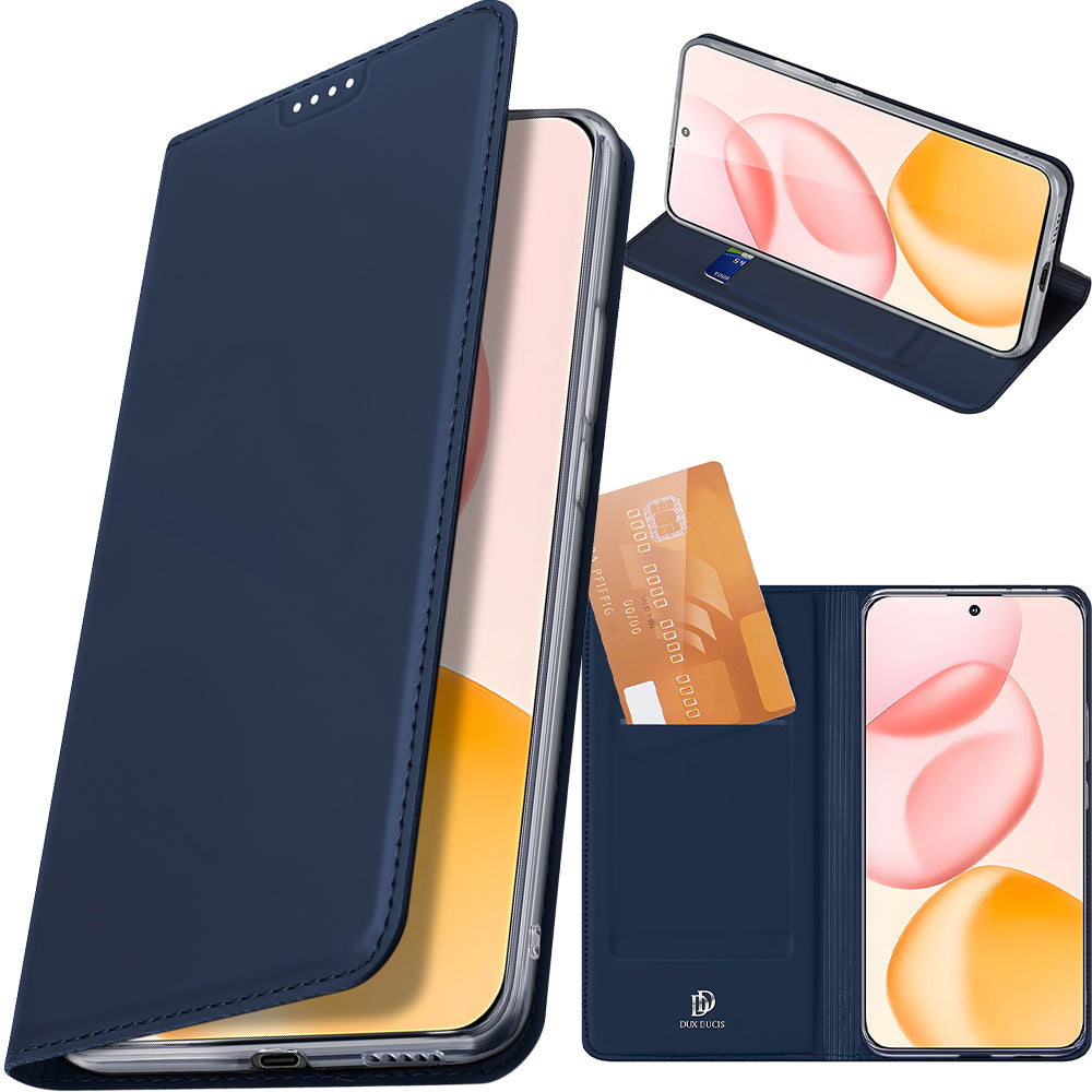 Handyhülle mit Klappe für Honor 400, Dux Ducis Skin Pro, Dunkelblau