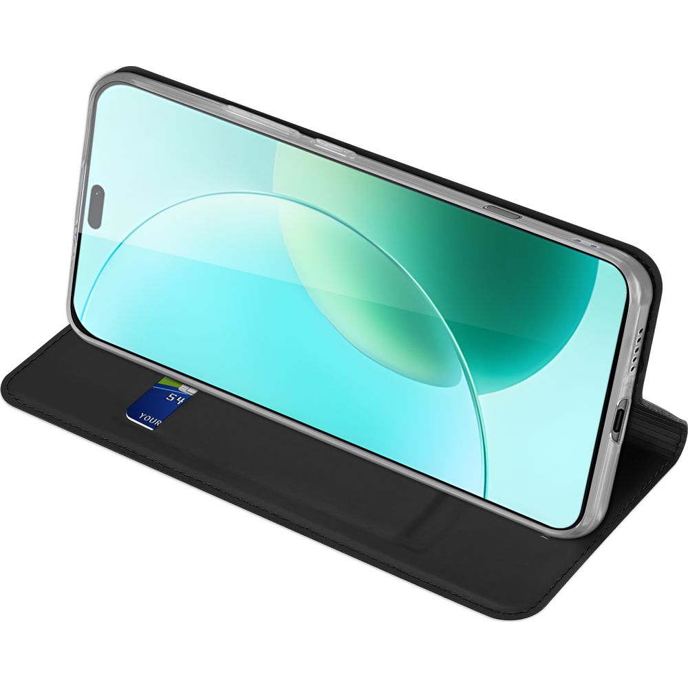 Handyhülle mit Klappe für Honor 400 Lite, Dux Ducis Skin Pro, Schwarz