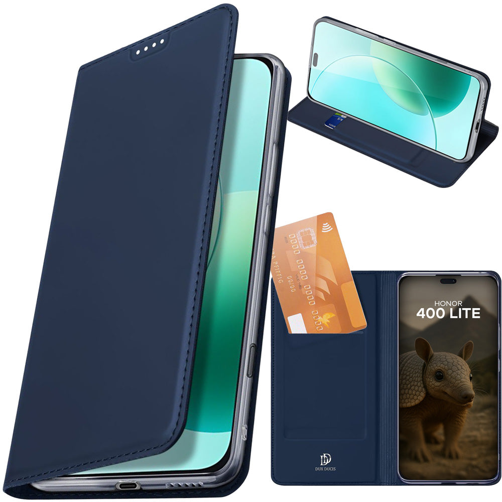 Handyhülle mit Klappe für Honor 400 Lite, Dux Ducis Skin Pro, Dunkelblau