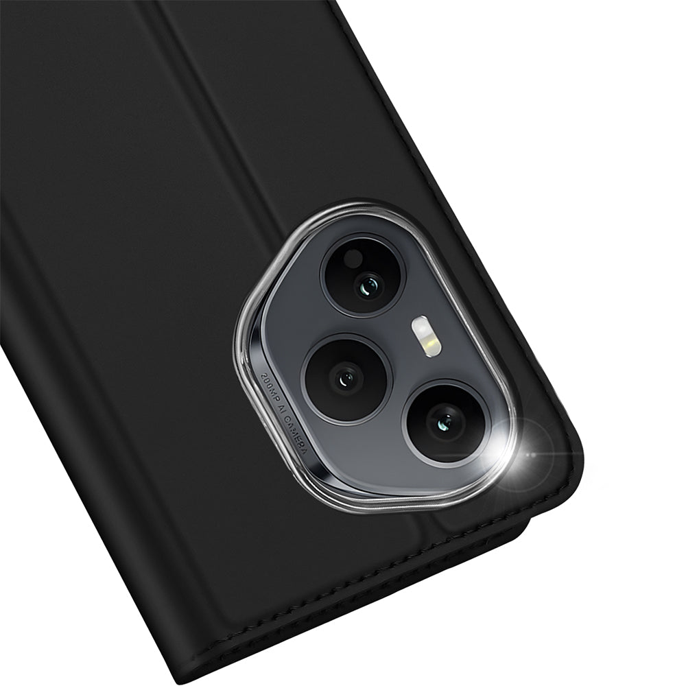 Handyhülle mit Klappe für Honor 400 Pro, Dux Ducis Skin Pro, Schwarz