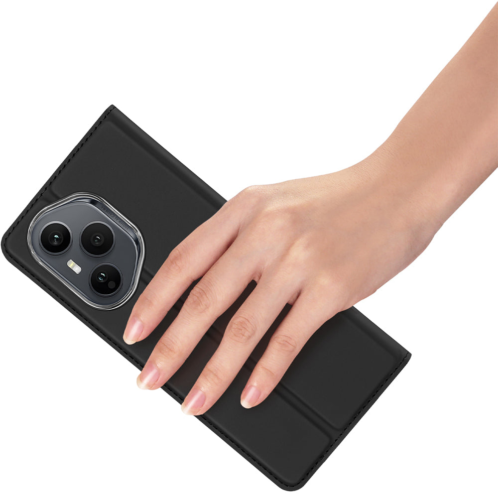 Handyhülle mit Klappe für Honor 400 Pro, Dux Ducis Skin Pro, Schwarz