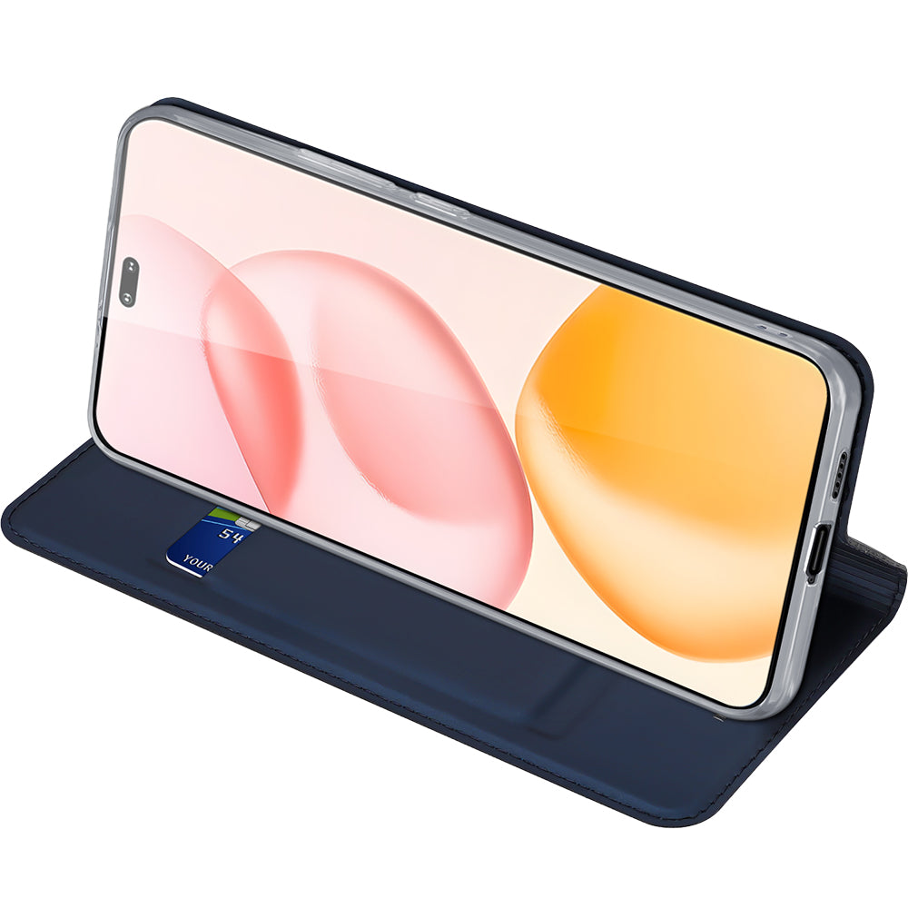 Handyhülle mit Klappe für Honor 400 Pro, Dux Ducis Skin Pro, Dunkelblau