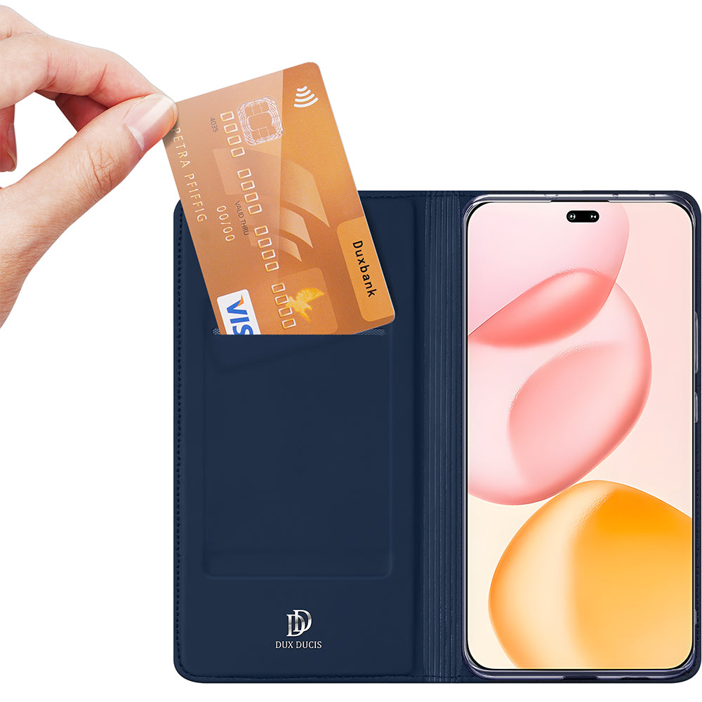 Handyhülle mit Klappe für Honor 400 Pro, Dux Ducis Skin Pro, Dunkelblau