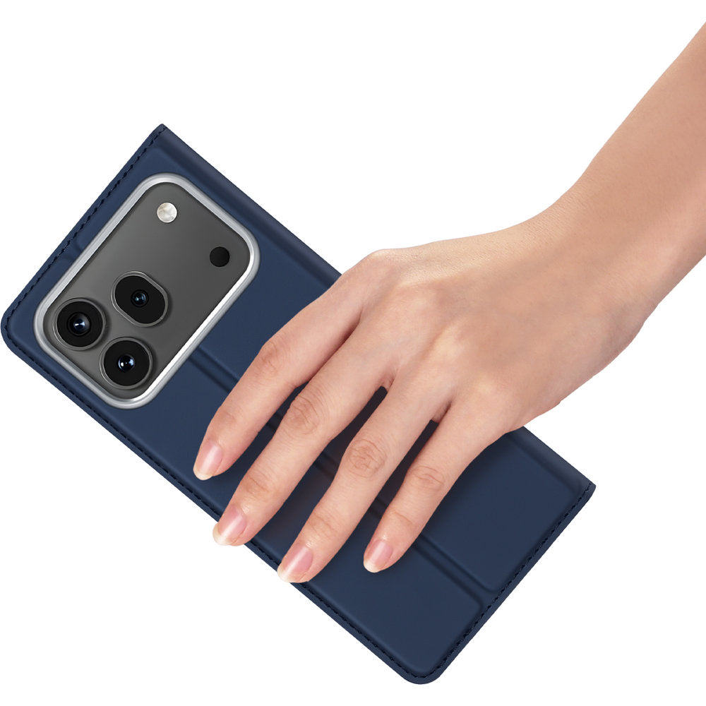 Handyhülle mit Klappe für Honor 600 5G / 600 Pro 5G, Dux Ducis Skin Pro, Dunkelblau