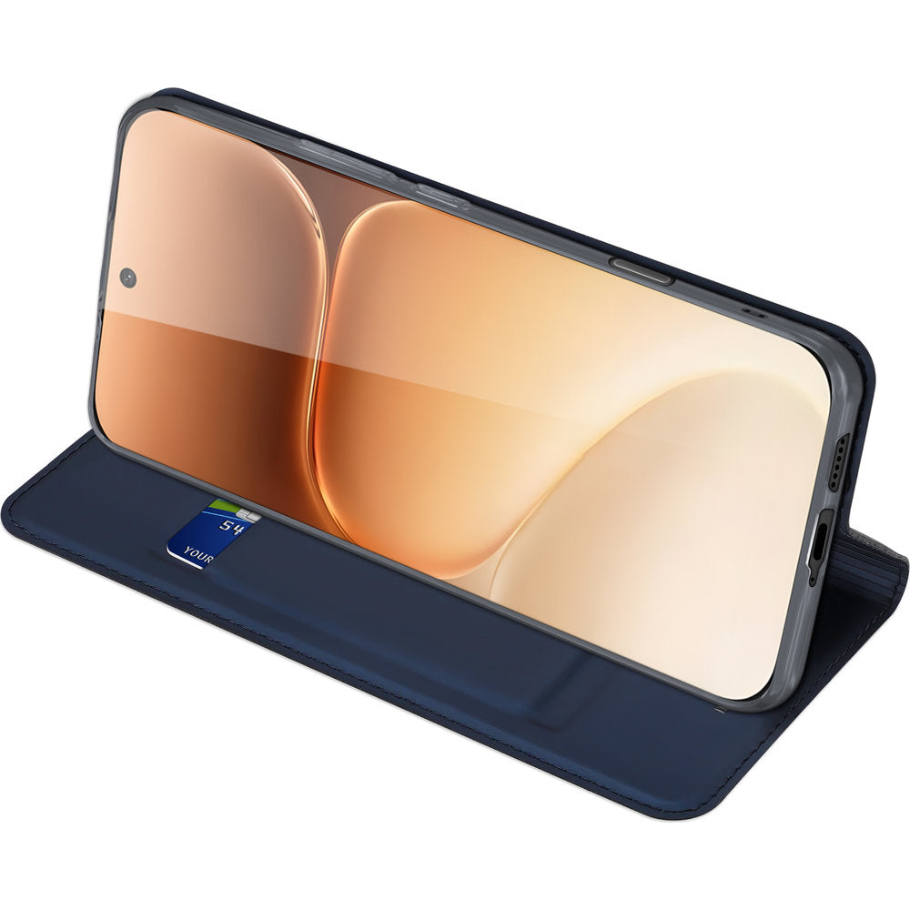 Handyhülle mit Klappe für Honor 600 5G / 600 Pro 5G, Dux Ducis Skin Pro, Dunkelblau