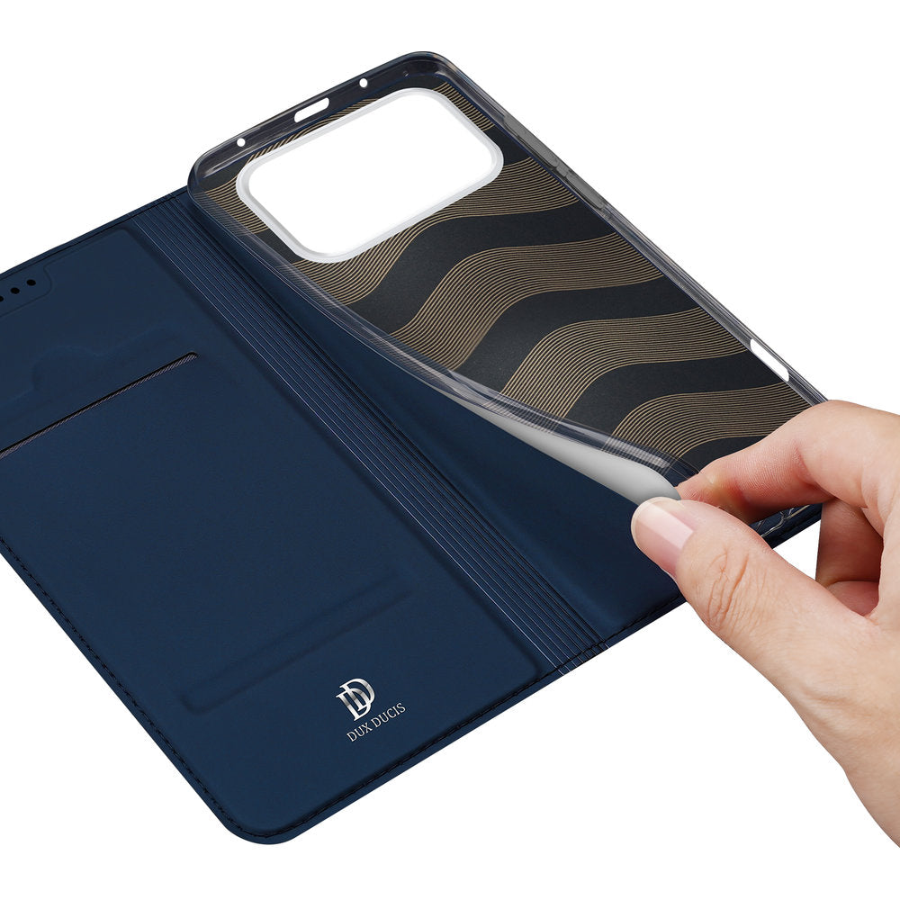 Handyhülle mit Klappe für Honor 600 5G / 600 Pro 5G, Dux Ducis Skin Pro, Dunkelblau
