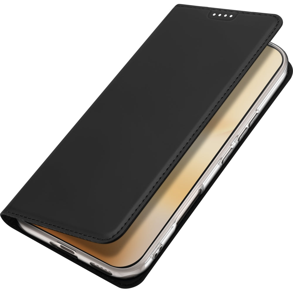 Handyhülle mit Klappe für Honor 600 Lite 5G, Dux Ducis Skin Pro, Schwarz