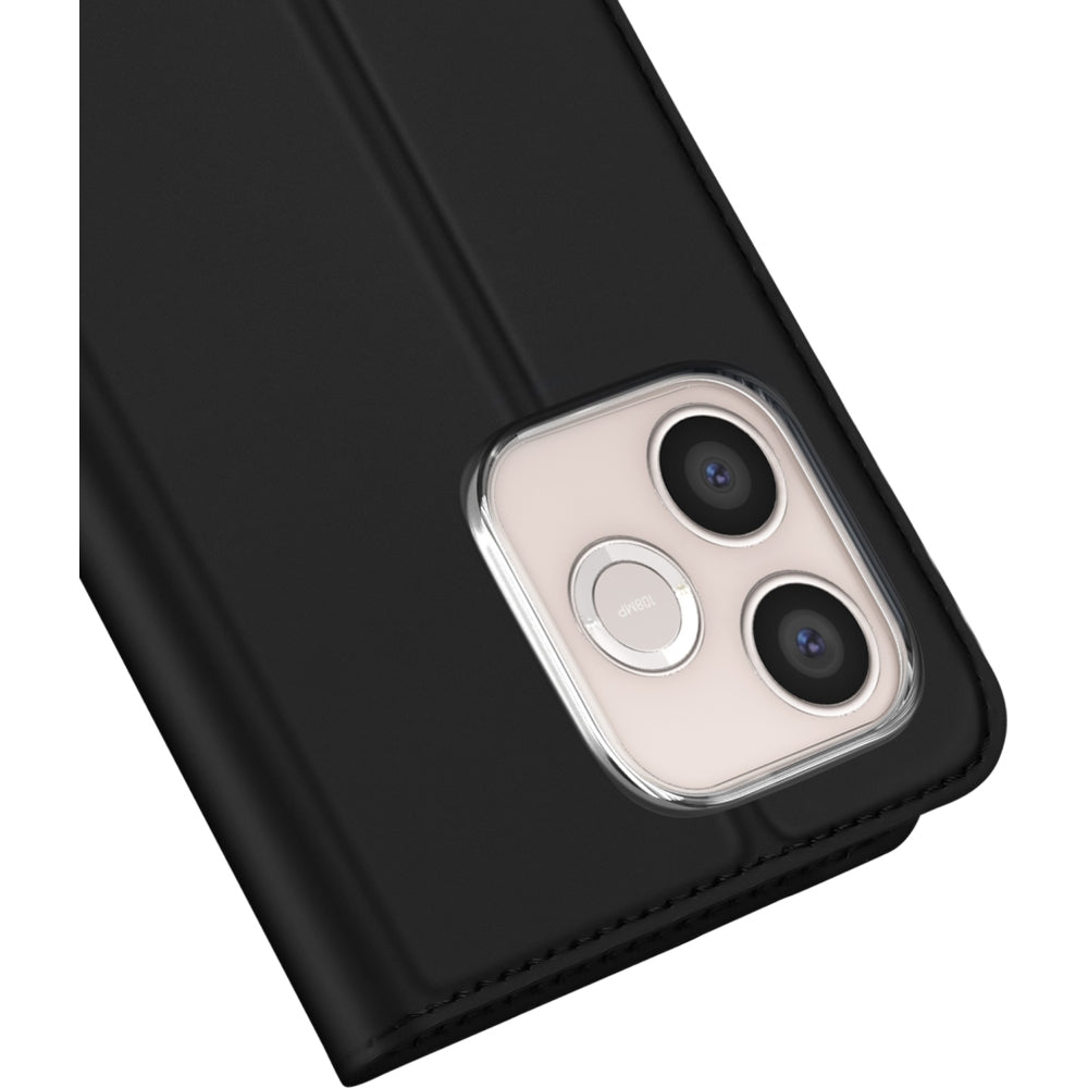 Handyhülle mit Klappe für Honor 600 Lite 5G, Dux Ducis Skin Pro, Schwarz