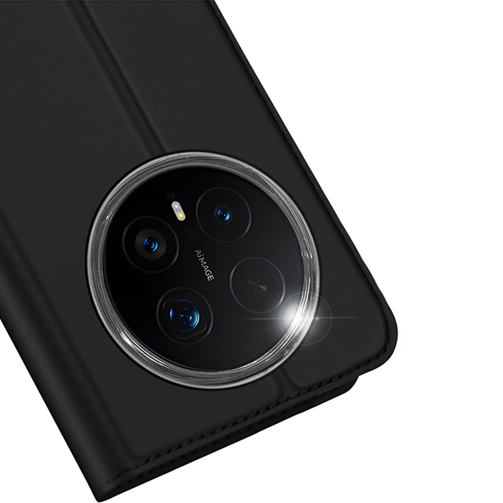 Handyhülle mit Klappe für Honor Magic8 Pro, Dux Ducis Skin Pro, Schwarz