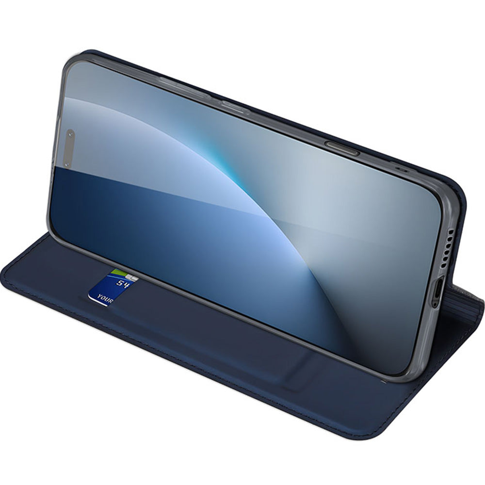 Handyhülle mit Klappe für Honor Magic8 Pro, Dux Ducis Skin Pro, Dunkelblau