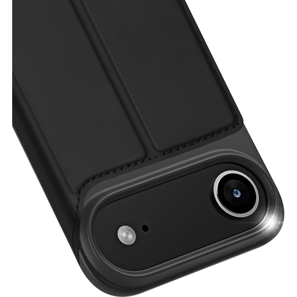 Handyhülle mit Klappe für iPhone Air, Dux Ducis Skin Pro, Schwarz