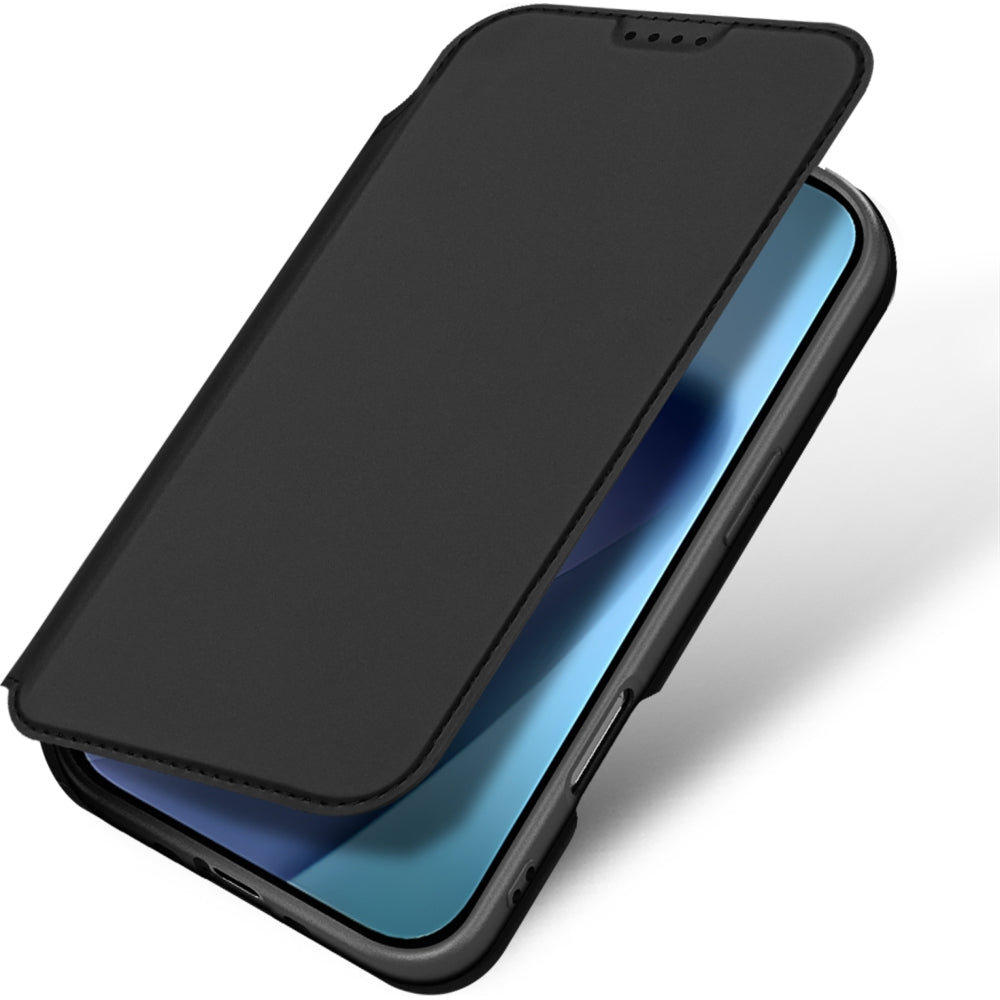 Handyhülle mit Klappe für iPhone Air, Dux Ducis Skin Pro, Schwarz