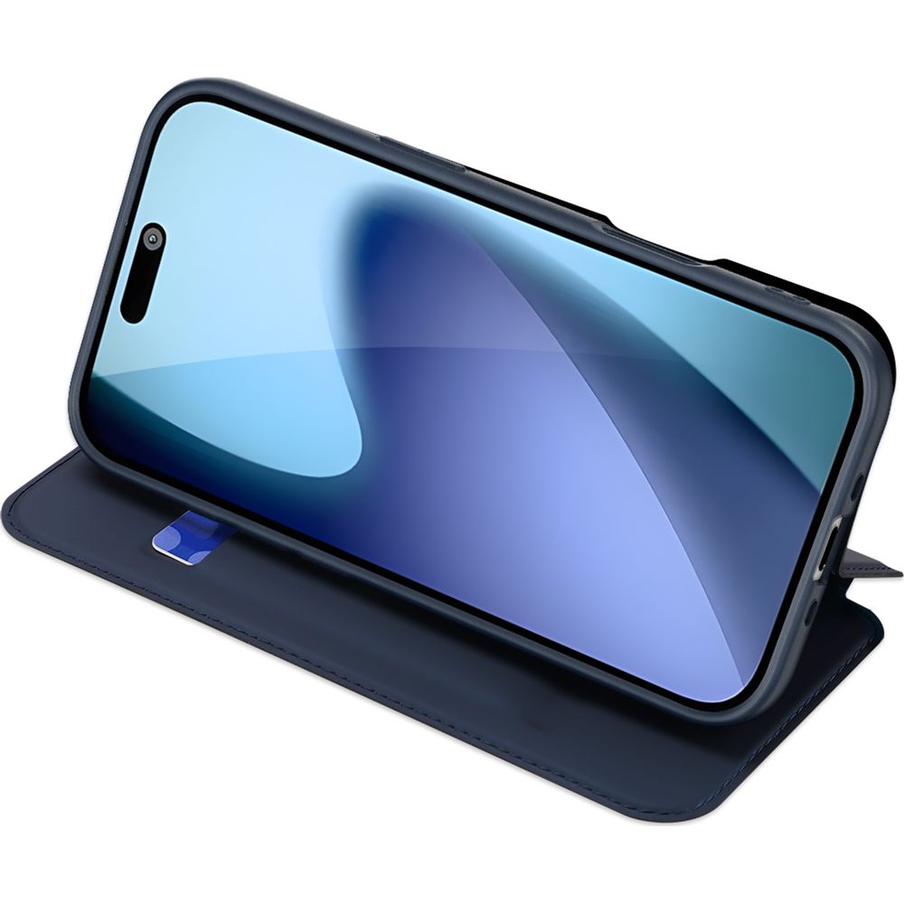 Handyhülle mit Klappe für iPhone Air, Dux Ducis Skin Pro, Dunkelblau