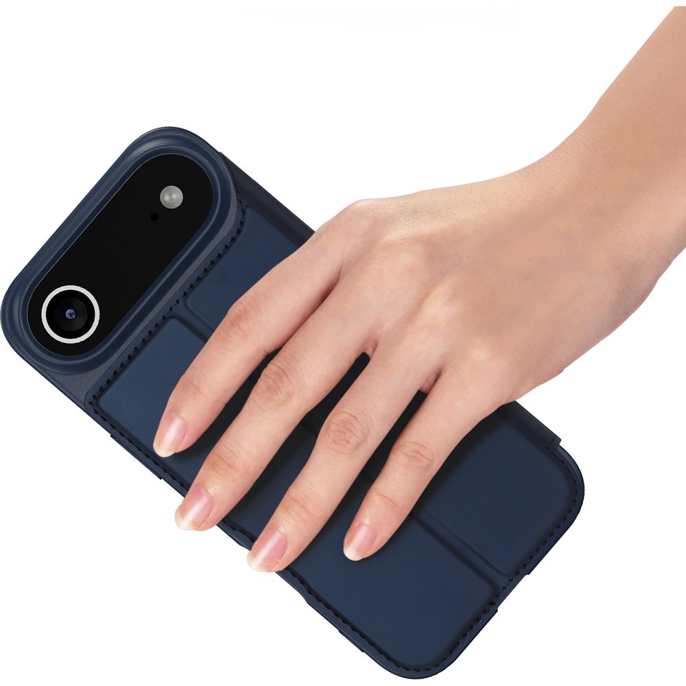 Handyhülle mit Klappe für iPhone Air, Dux Ducis Skin Pro, Dunkelblau