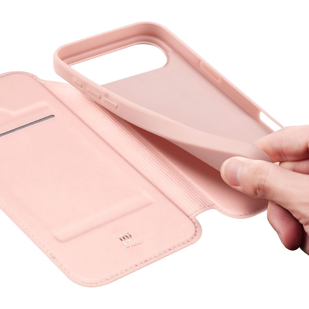 Handyhülle mit Klappe für iPhone Air, Dux Ducis Skin Pro, Rosa