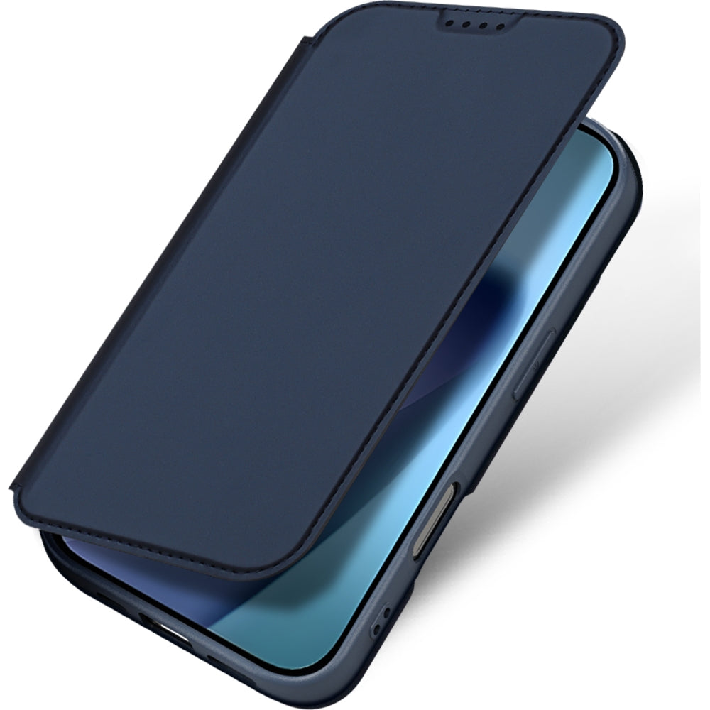 Handyhülle mit Klappe für iPhone 17, Dux Ducis Skin Pro, Dunkelblau