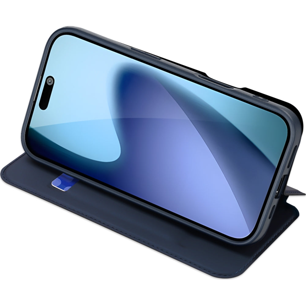 Handyhülle mit Klappe für iPhone 17, Dux Ducis Skin Pro, Dunkelblau
