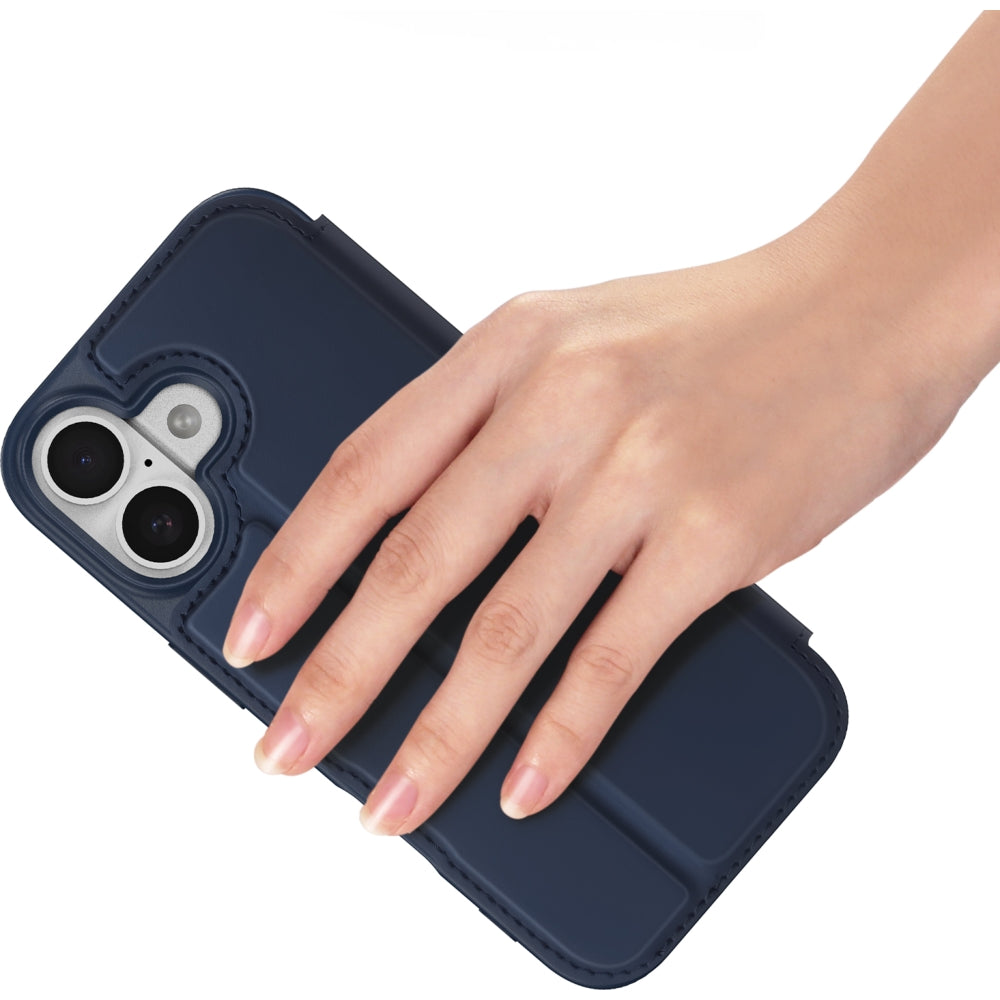 Handyhülle mit Klappe für iPhone 17, Dux Ducis Skin Pro, Dunkelblau