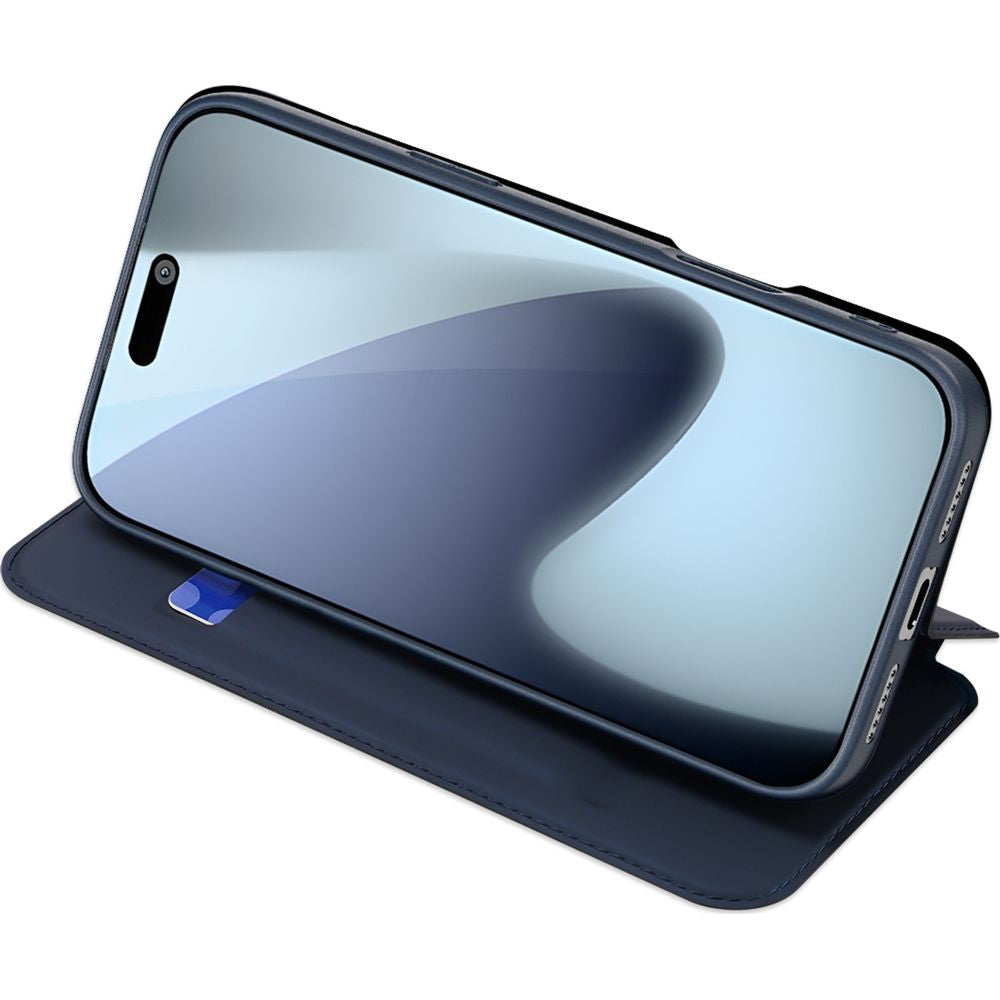 Handyhülle mit Klappe für iPhone 17 Pro Max, Dux Ducis Skin Pro, Dunkelblau