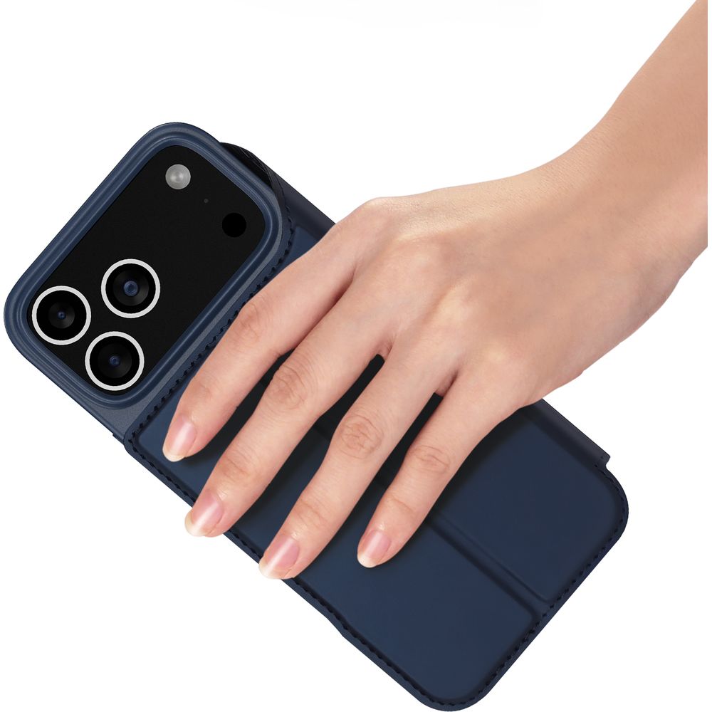 Handyhülle mit Klappe für iPhone 17 Pro Max, Dux Ducis Skin Pro, Dunkelblau