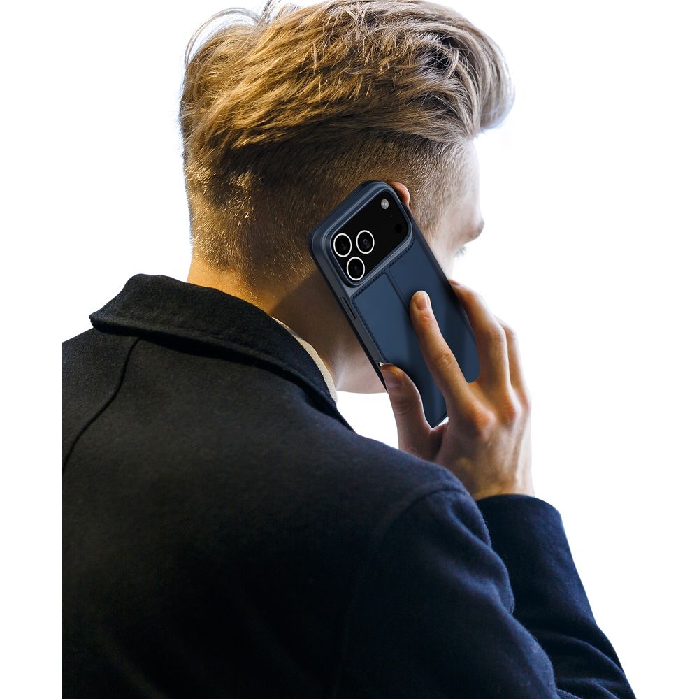 Handyhülle mit Klappe für iPhone 17 Pro Max, Dux Ducis Skin Pro, Dunkelblau