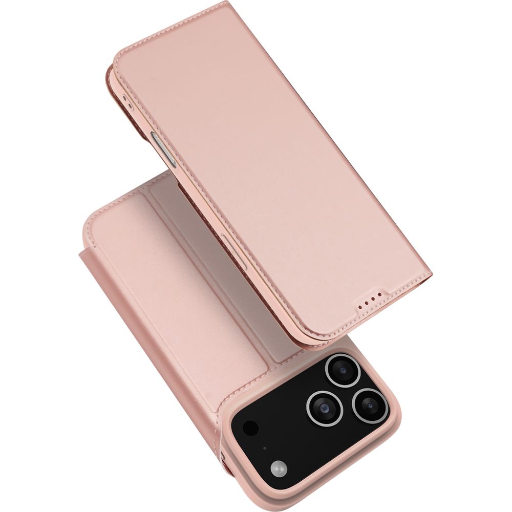 Handyhülle mit Klappe für iPhone 17 Pro, Dux Ducis Skin Pro, Rosa