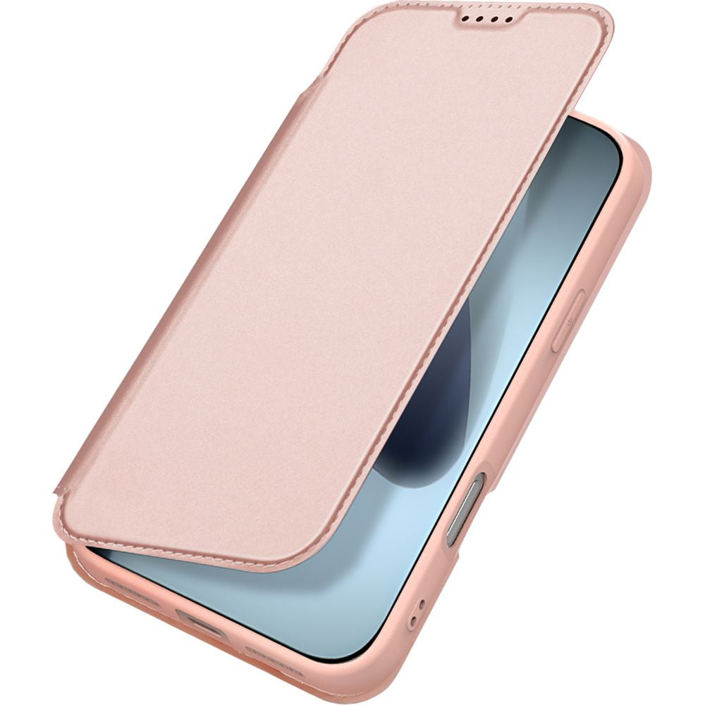 Handyhülle mit Klappe für iPhone 17 Pro, Dux Ducis Skin Pro, Rosa