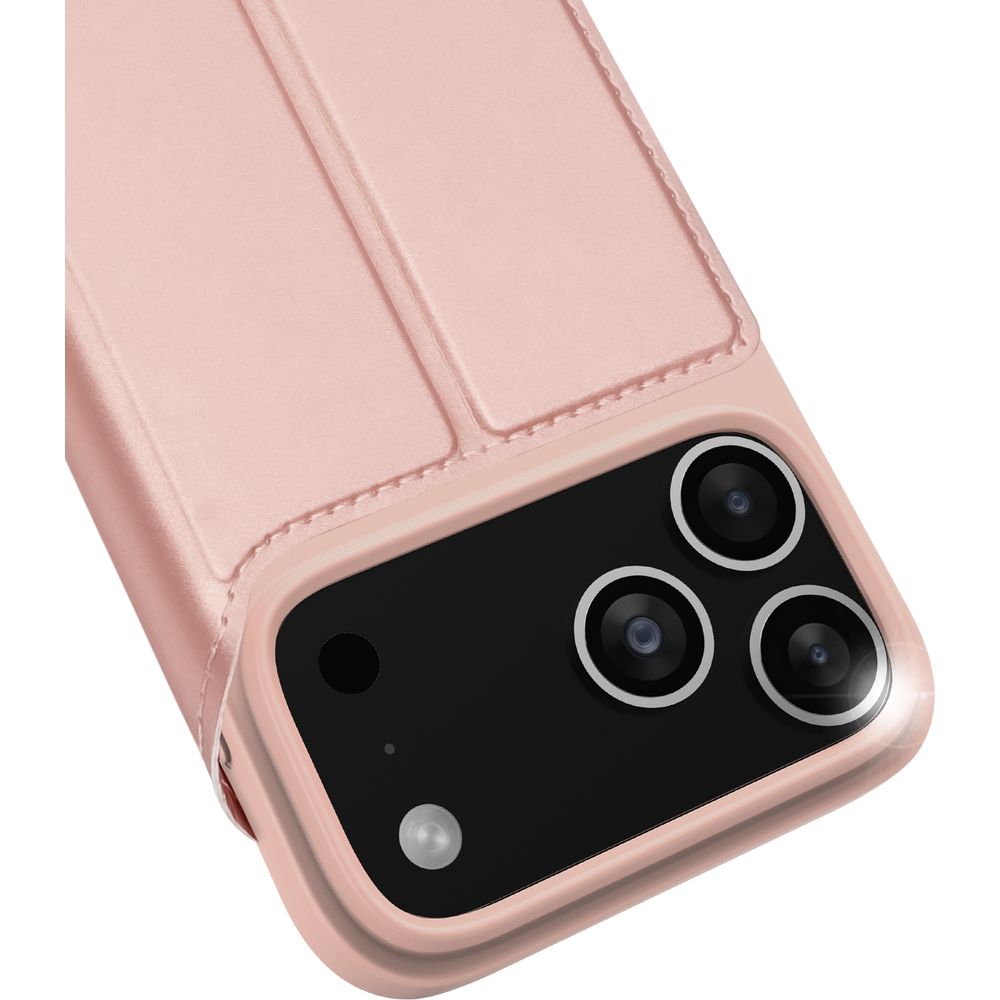 Handyhülle mit Klappe für iPhone 17 Pro, Dux Ducis Skin Pro, Rosa