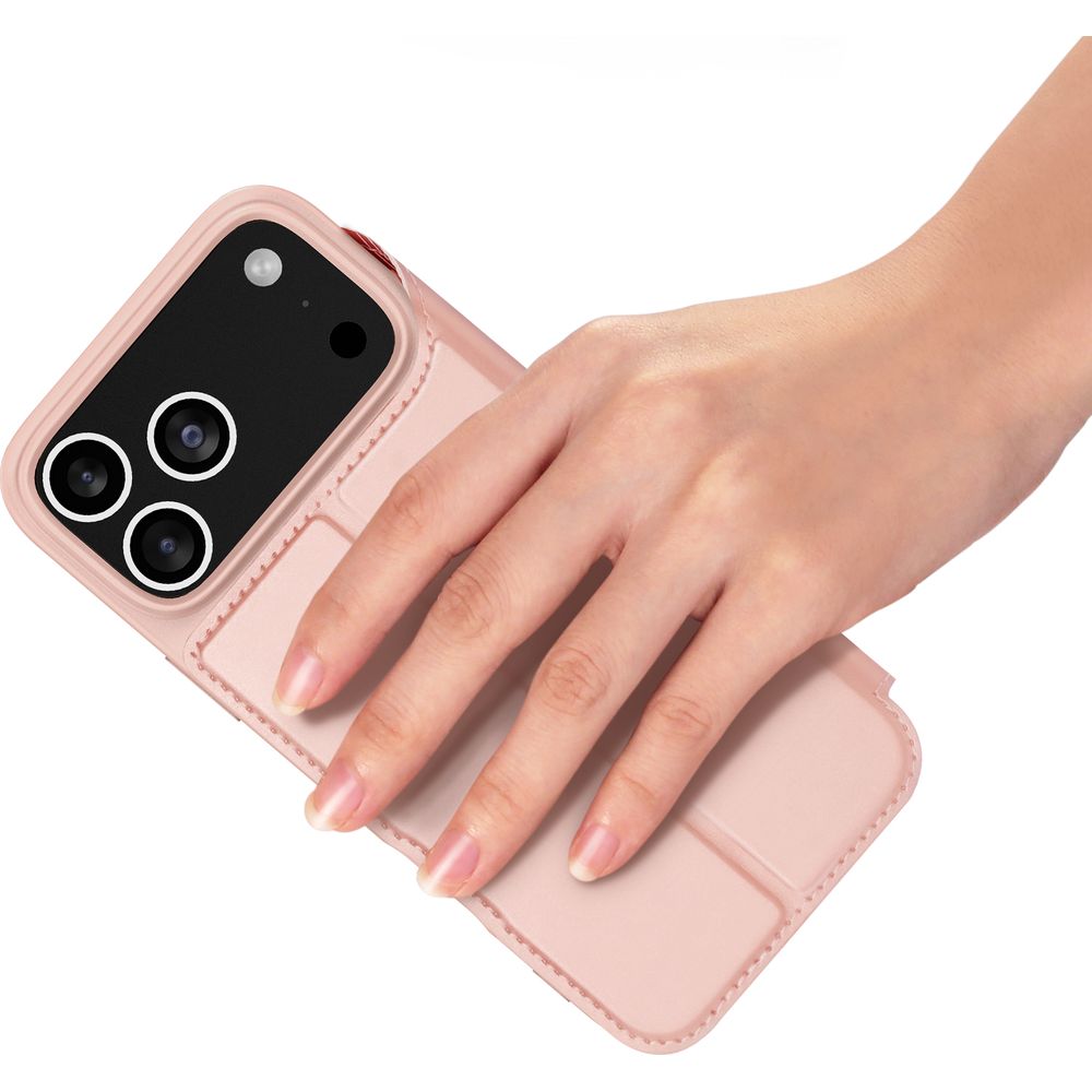 Handyhülle mit Klappe für iPhone 17 Pro, Dux Ducis Skin Pro, Rosa