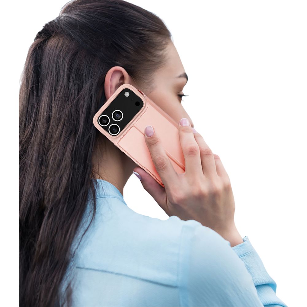 Handyhülle mit Klappe für iPhone 17 Pro, Dux Ducis Skin Pro, Rosa