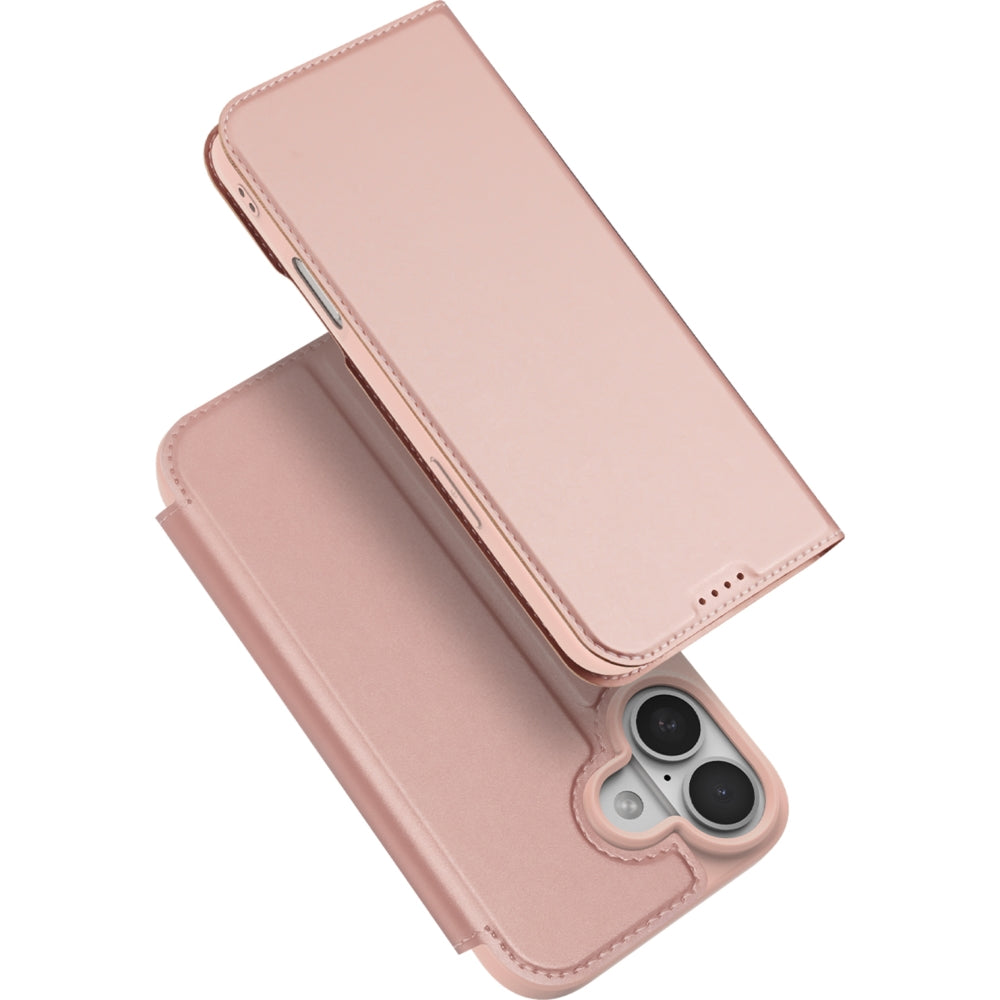 Handyhülle mit Klappe für iPhone 17, Dux Ducis Skin Pro, Rosa