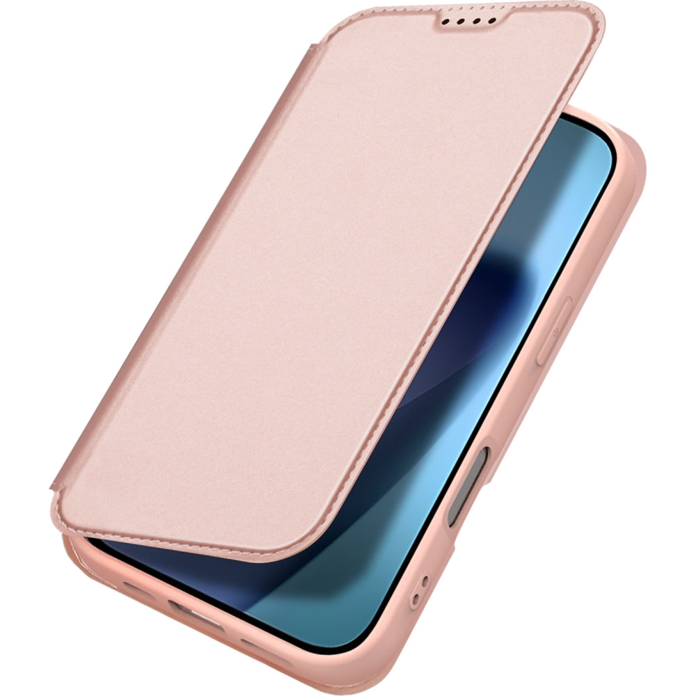 Handyhülle mit Klappe für iPhone 17, Dux Ducis Skin Pro, Rosa