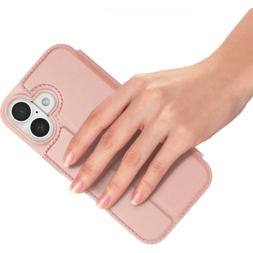 Handyhülle mit Klappe für iPhone 17, Dux Ducis Skin Pro, Rosa