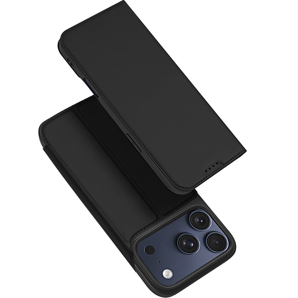 Handyhülle mit Klappe für iPhone 18 Pro Max / 17 Pro Max, Dux Ducis Skin Pro, Schwarz (4/11)