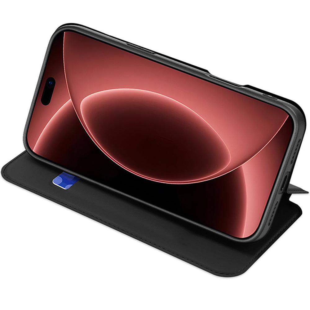 Handyhülle mit Klappe für iPhone 18 Pro Max / 17 Pro Max, Dux Ducis Skin Pro, Schwarz (6/11)