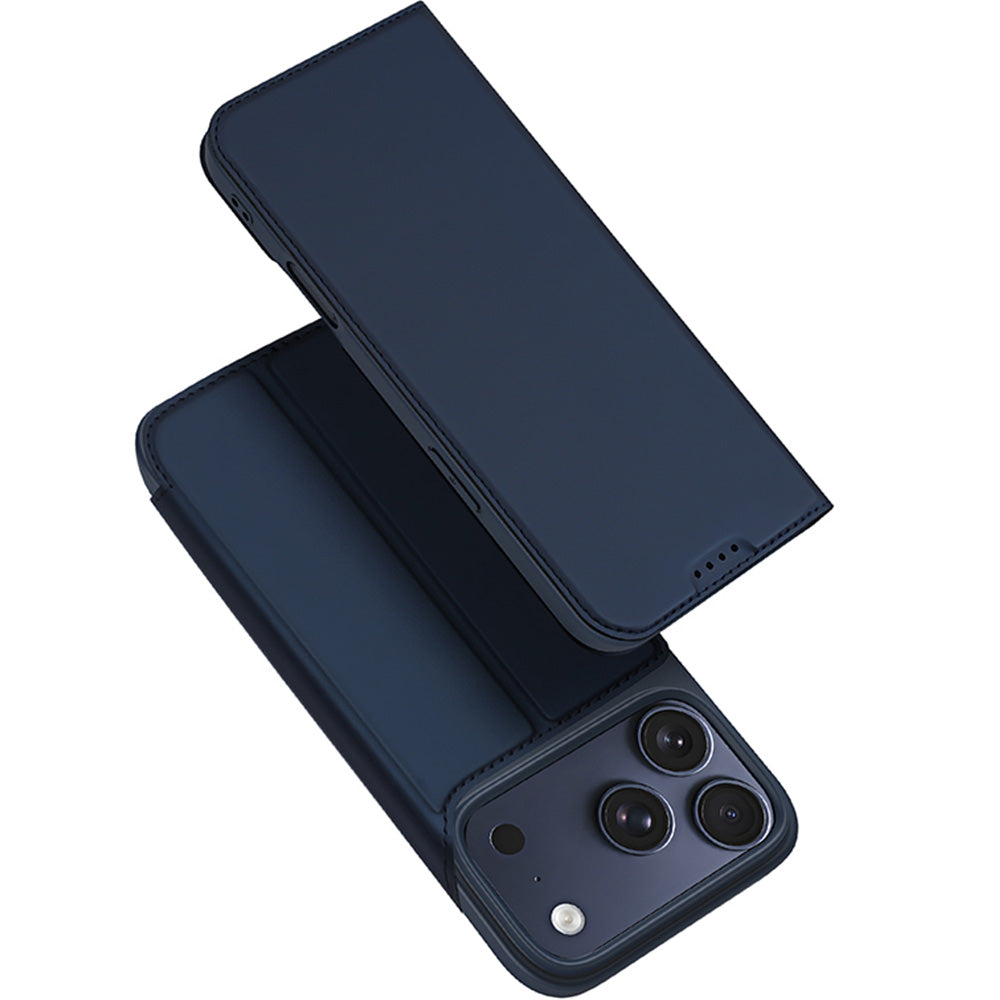Handyhülle mit Klappe für iPhone 18 Pro Max / 17 Pro Max, Dux Ducis Skin Pro, Dunkelblau (4/11)