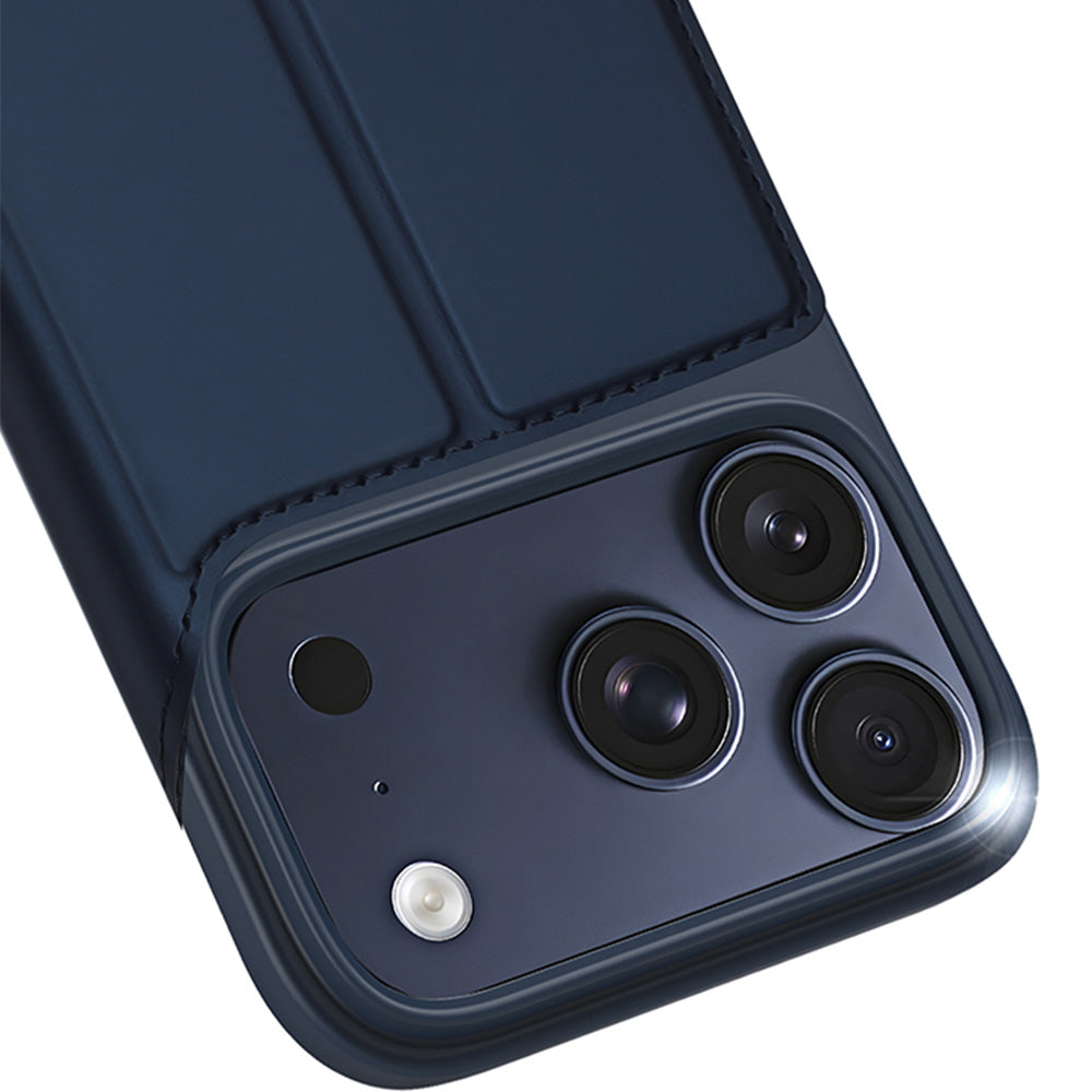 Handyhülle mit Klappe für iPhone 18 Pro Max / 17 Pro Max, Dux Ducis Skin Pro, Dunkelblau (5/11)