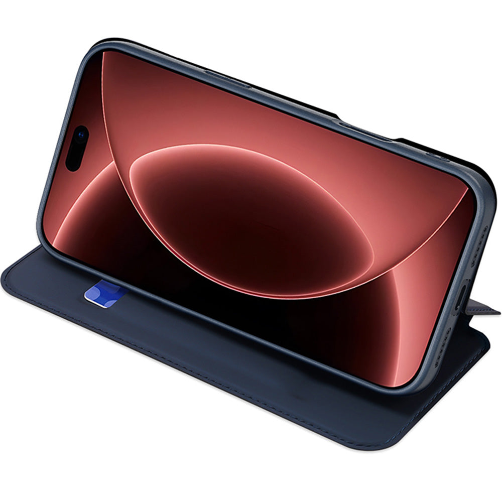 Handyhülle mit Klappe für iPhone 18 Pro Max / 17 Pro Max, Dux Ducis Skin Pro, Dunkelblau (7/11)