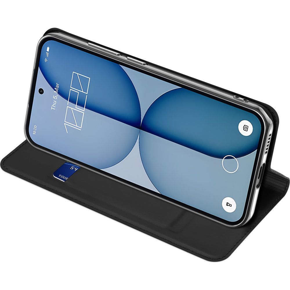 Handyhülle mit Klappe für Nothing Phone 4a, Dux Ducis Skin Pro, Schwarz