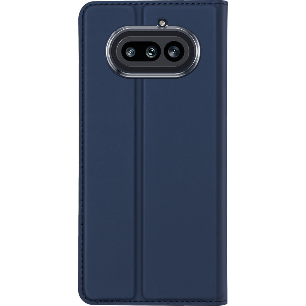 Handyhülle mit Klappe für Nothing Phone 4a, Dux Ducis Skin Pro, Dunkelblau