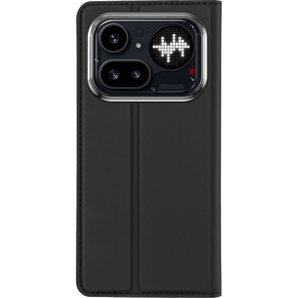 Handyhülle mit Klappe für Nothing Phone 4a Pro, Dux Ducis Skin Pro, Schwarz
